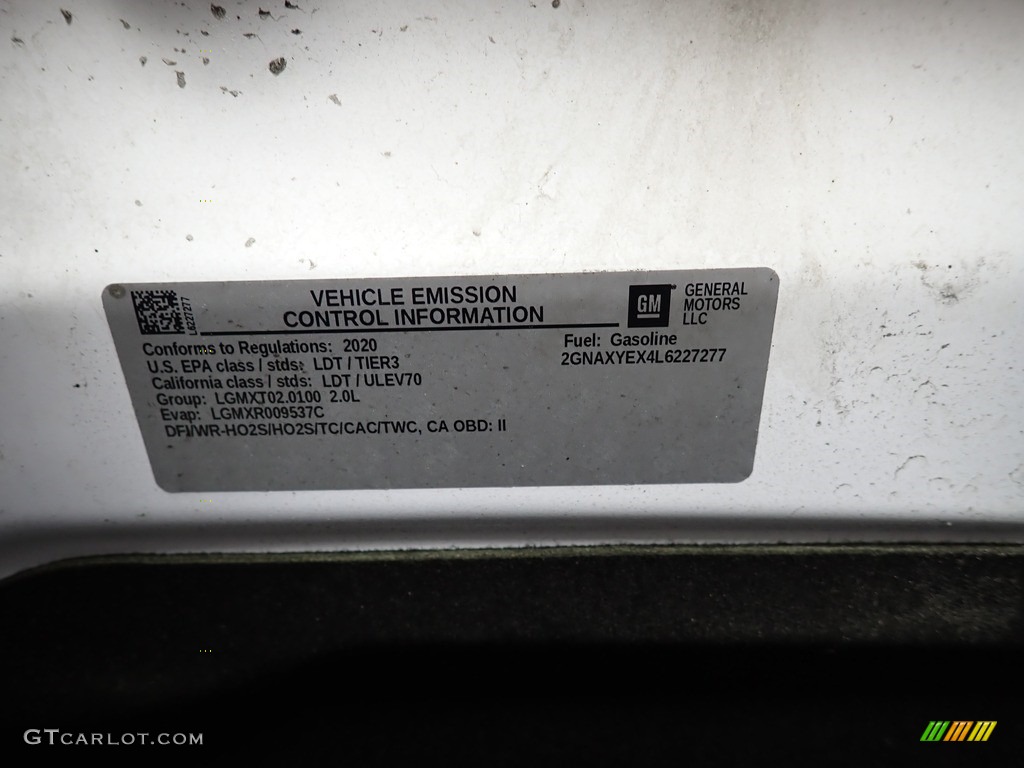 2020 Equinox Premier AWD - Summit White / Jet Black photo #43