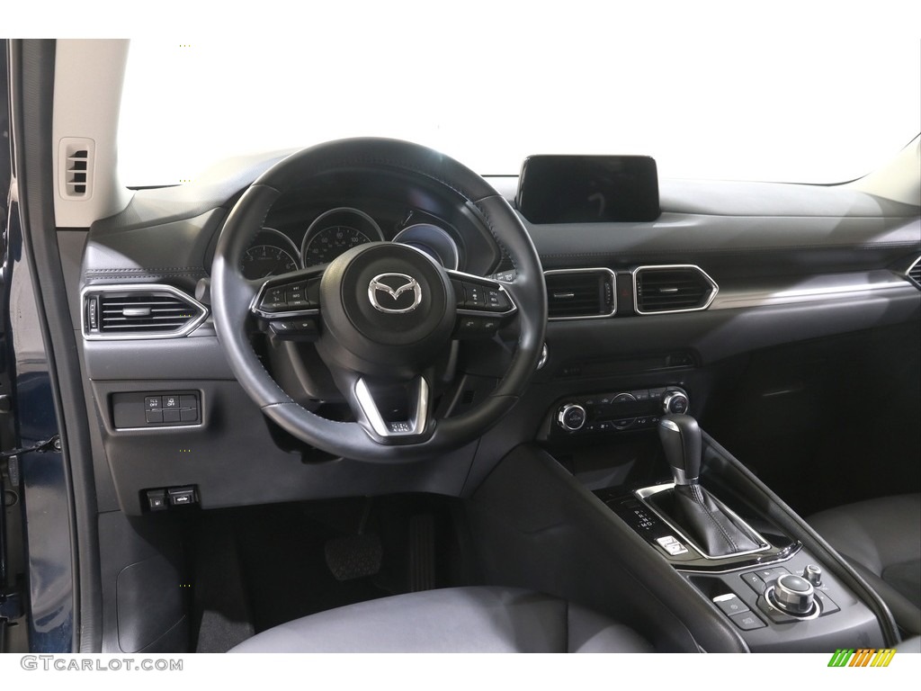 2018 CX-5 Touring AWD - Deep Crystal Blue Mica / Black photo #6