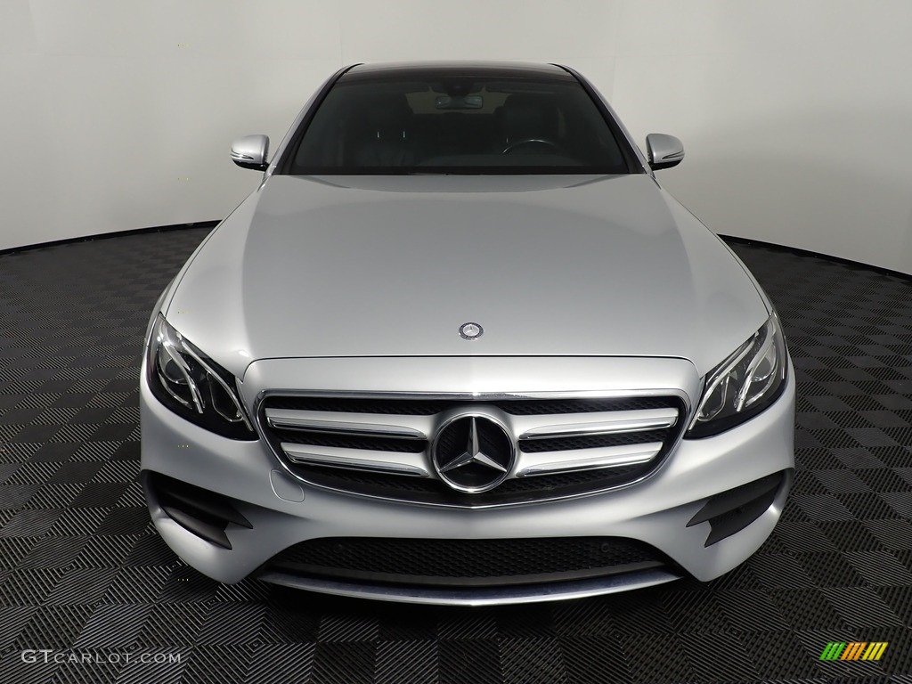2017 E 300 4Matic Sedan - Iridium Silver Metallic / Black photo #7