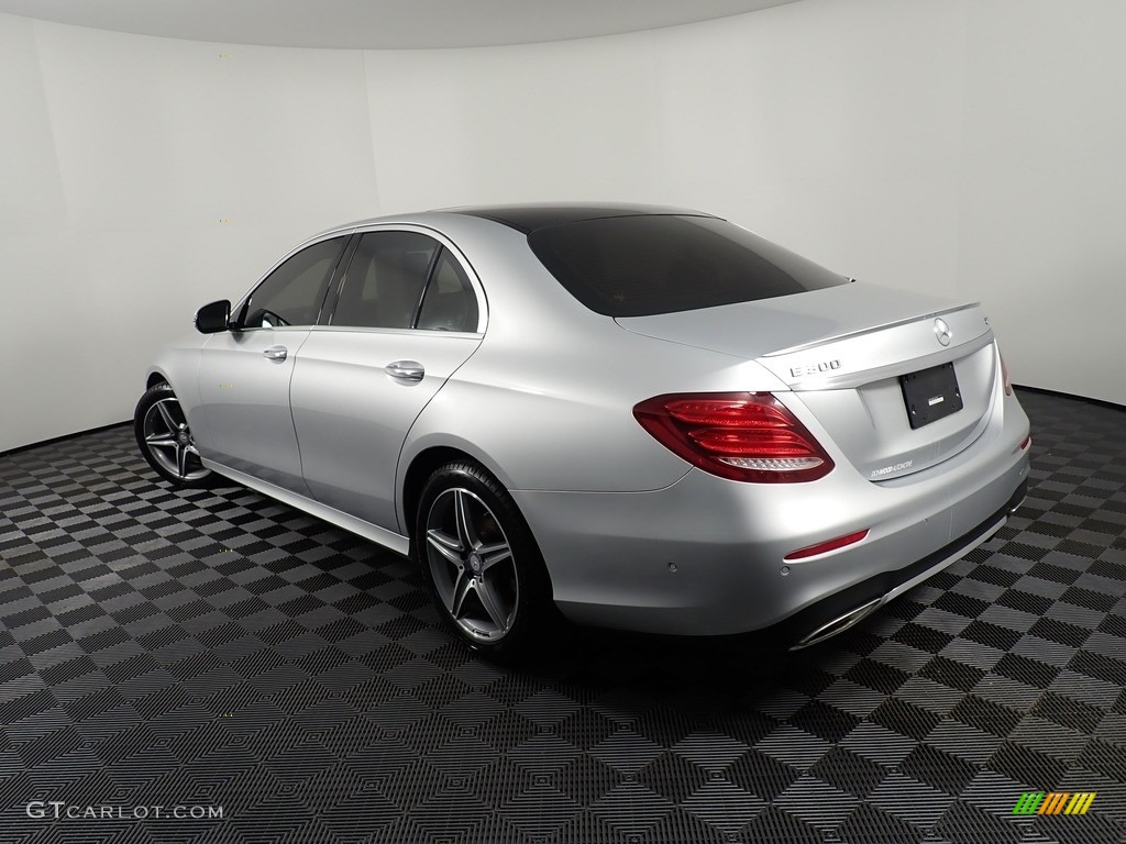 2017 E 300 4Matic Sedan - Iridium Silver Metallic / Black photo #13