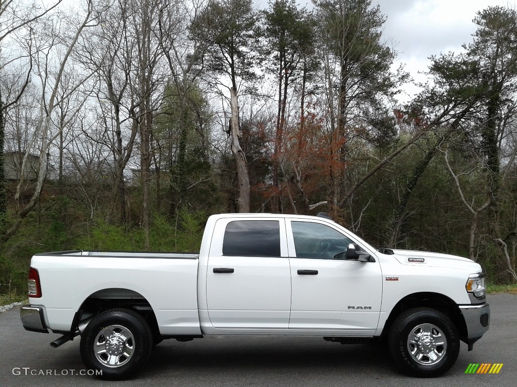 Bright White 2021 Ram 2500 Tradesman Crew Cab 4x4 Exterior Photo #141480605