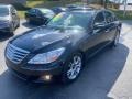 2009 Black Noir Pearl Hyundai Genesis 4.6 Sedan  photo #2