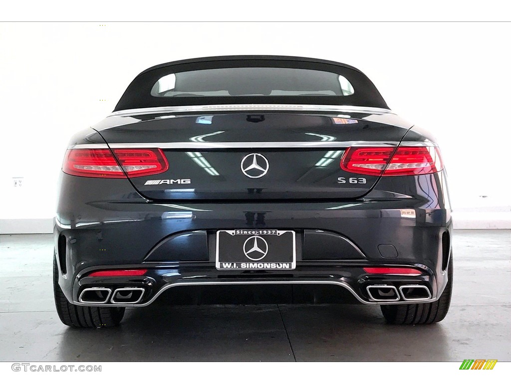 2017 S 63 AMG 4Matic Cabriolet - Magnetite Black Metallic / designo Saddle Brown/Black photo #3