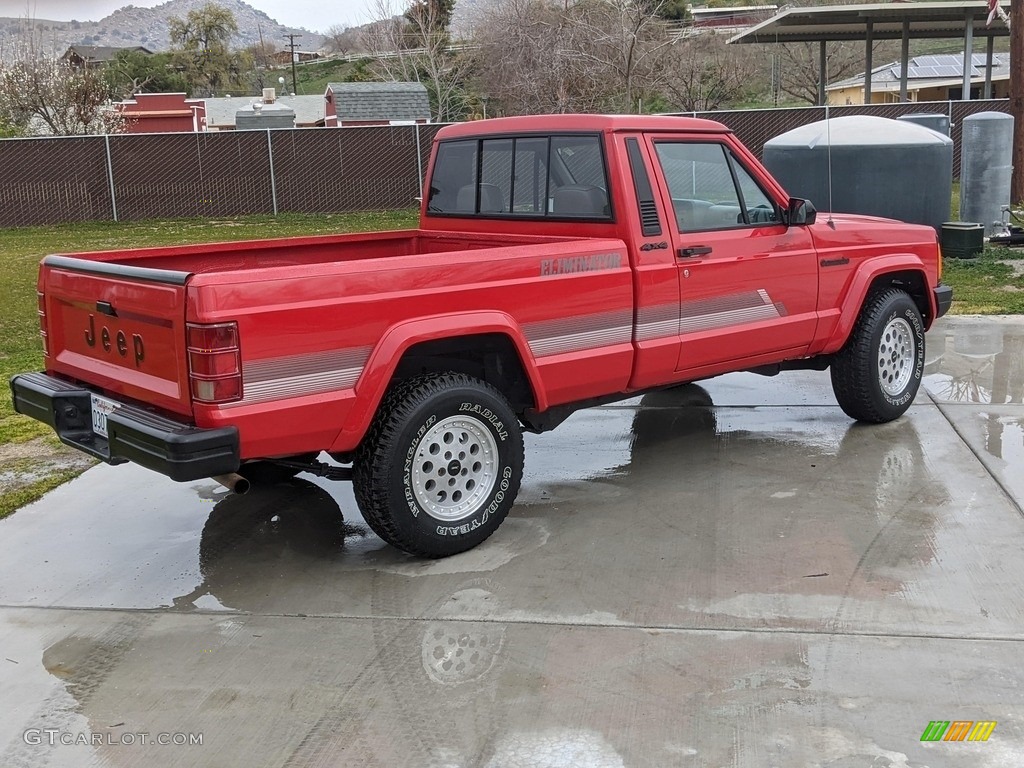 Colorado Red 1991 Jeep Comanche Eliminator 4x4 Exterior Photo #141481115