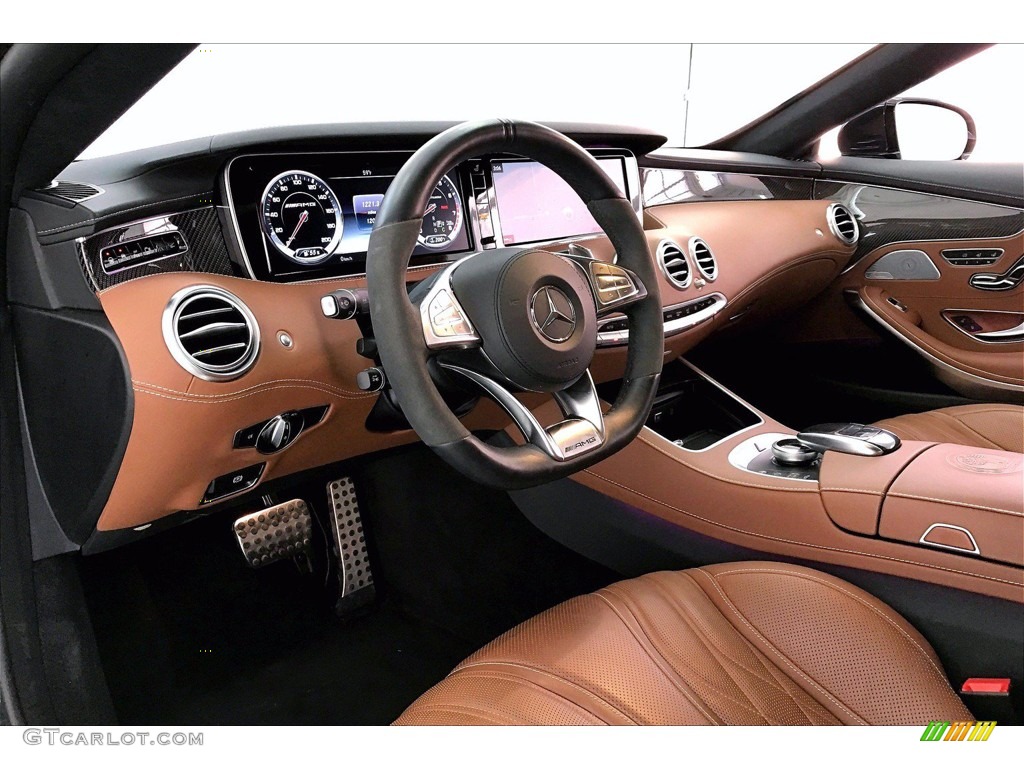 designo Saddle Brown/Black Interior 2017 Mercedes-Benz S 63 AMG 4Matic Cabriolet Photo #141481130