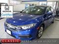 Aegean Blue Metallic 2018 Honda Civic LX Sedan