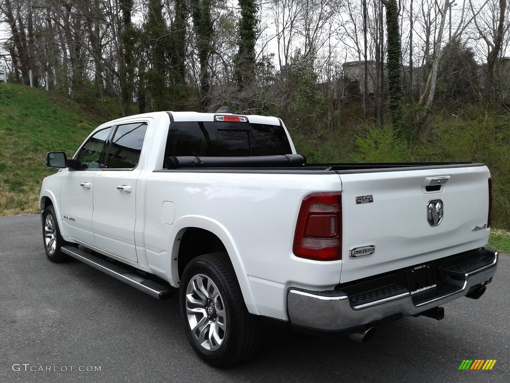 2019 1500 Long Horn Crew Cab 4x4 - Ivory Tri–Coat / Mountain Brown/Light Frost Beige photo #9