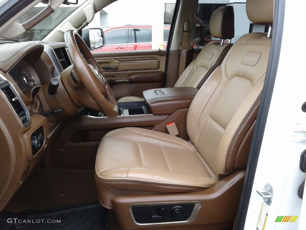 Mountain Brown/Light Frost Beige Interior 2019 Ram 1500 Long Horn Crew Cab 4x4 Photo #141482033