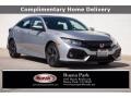 Lunar Silver Metallic 2018 Honda Civic EX Hatchback