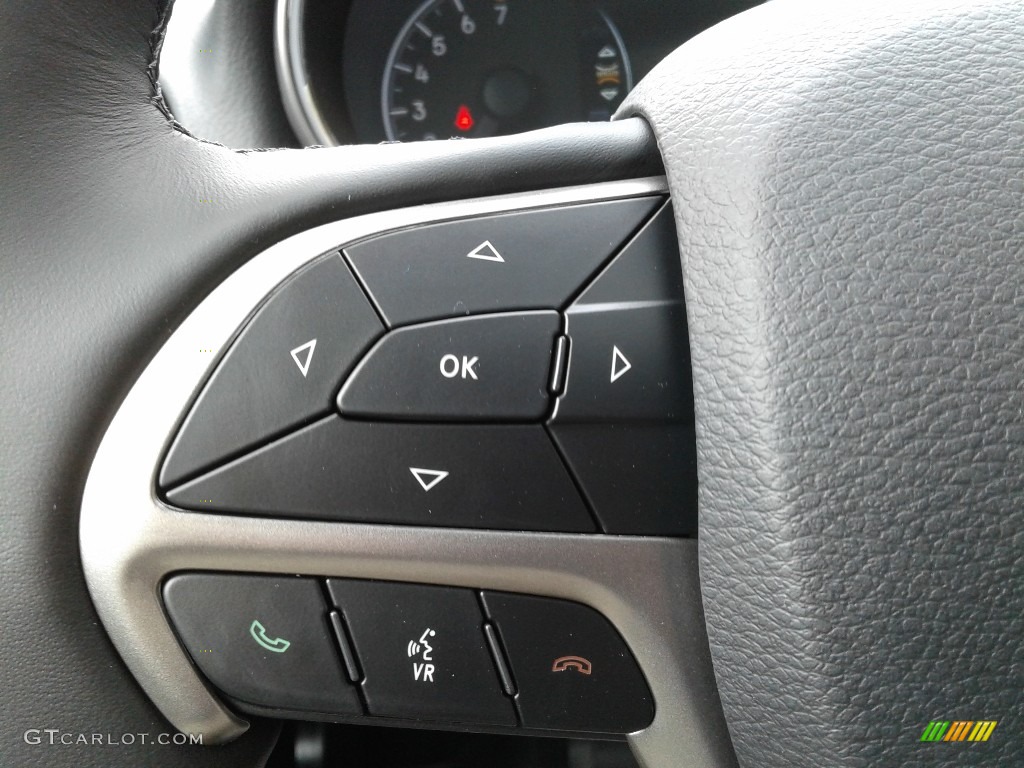 2021 Jeep Grand Cherokee Limited 4x4 Black Steering Wheel Photo #141482825