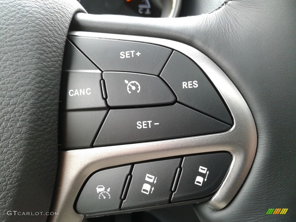 2021 Jeep Grand Cherokee Limited 4x4 Black Steering Wheel Photo #141482840