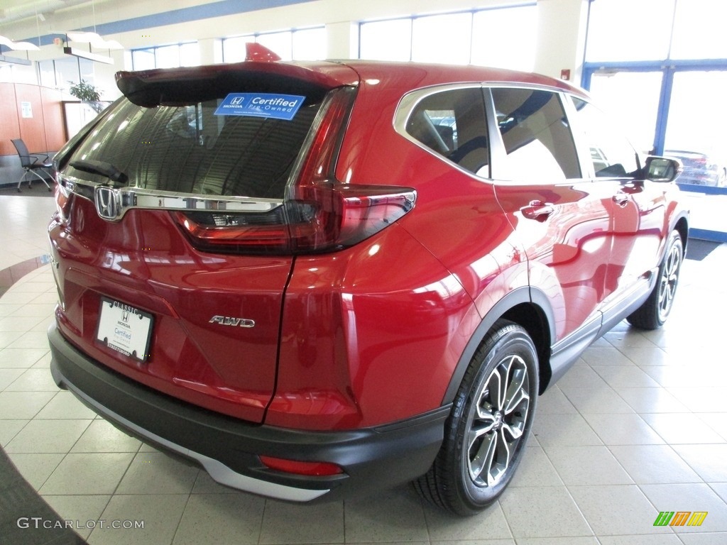 2021 CR-V EX AWD - Radiant Red Metallic / Gray photo #7