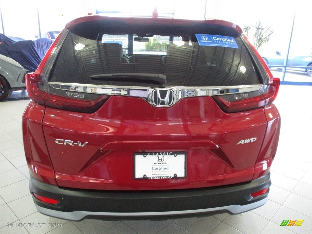 2021 CR-V EX AWD - Radiant Red Metallic / Gray photo #8