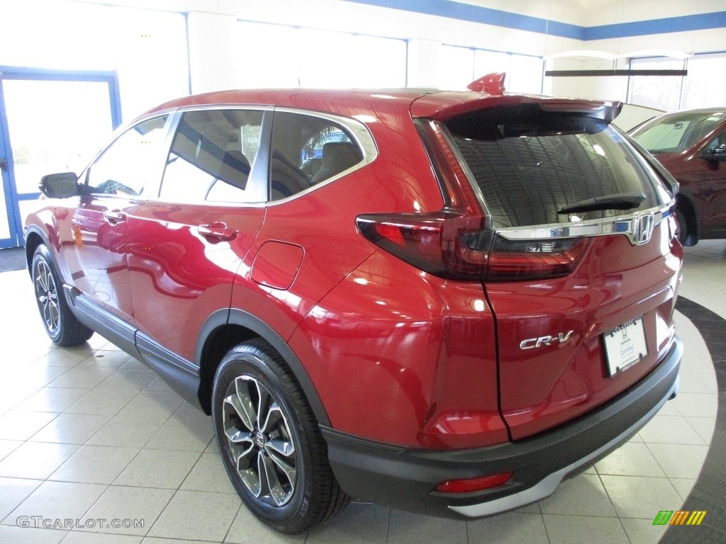 2021 CR-V EX AWD - Radiant Red Metallic / Gray photo #9