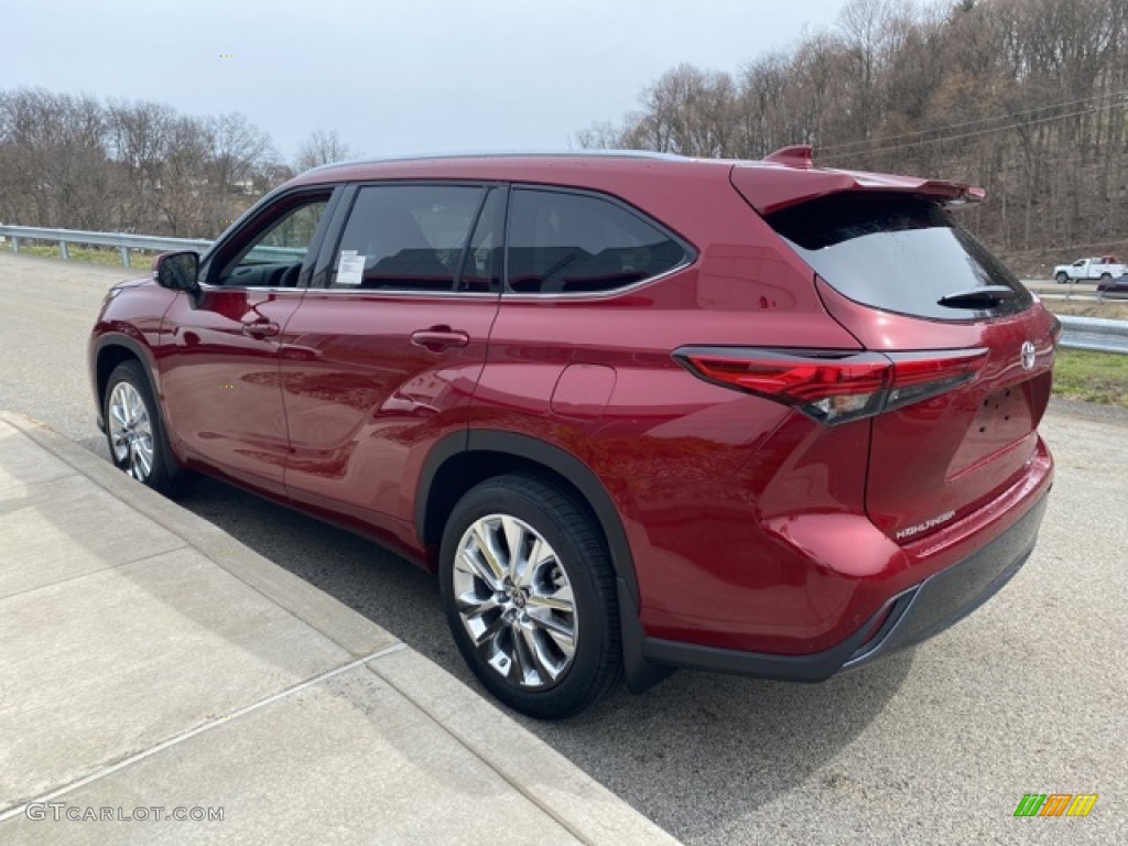 2021 Highlander Limited AWD - Ruby Flare Pearl / Graphite photo #2