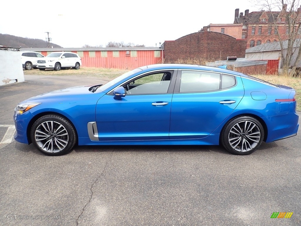 Micro Blue Pearl 2018 Kia Stinger Premium Exterior Photo #141486182