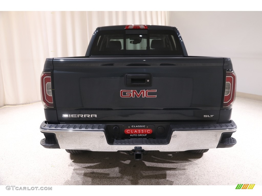 2018 Sierra 1500 SLT Crew Cab 4WD - Dark Slate Metallic / Dark Ash/Jet Black photo #19