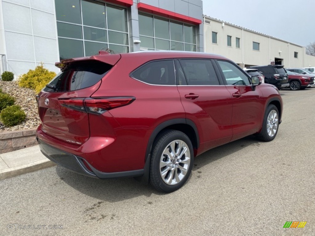 2021 Highlander Limited AWD - Ruby Flare Pearl / Graphite photo #14