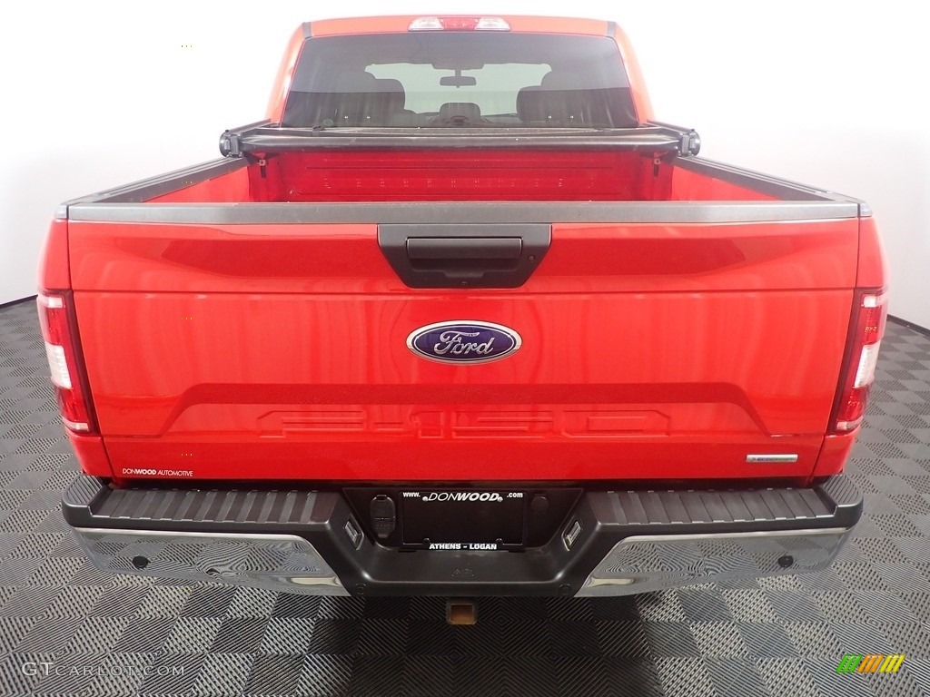 2019 F150 XLT SuperCrew 4x4 - Race Red / Earth Gray photo #14