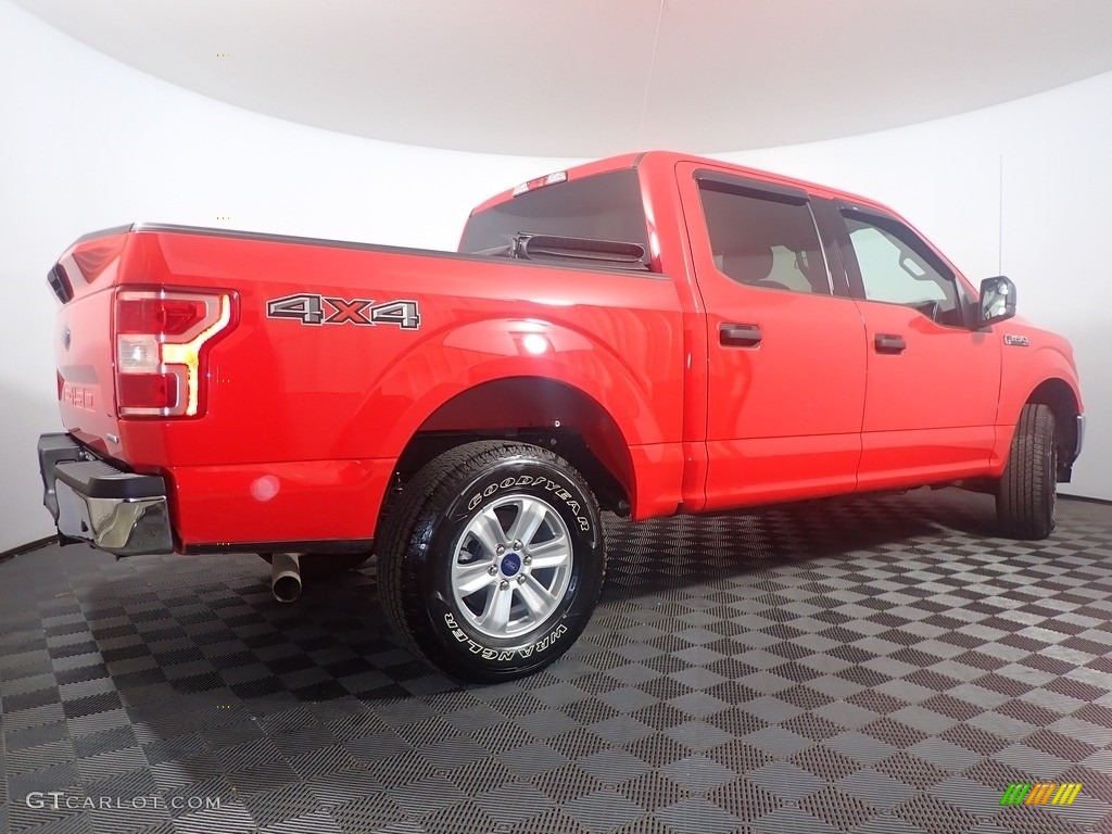 2019 F150 XLT SuperCrew 4x4 - Race Red / Earth Gray photo #16