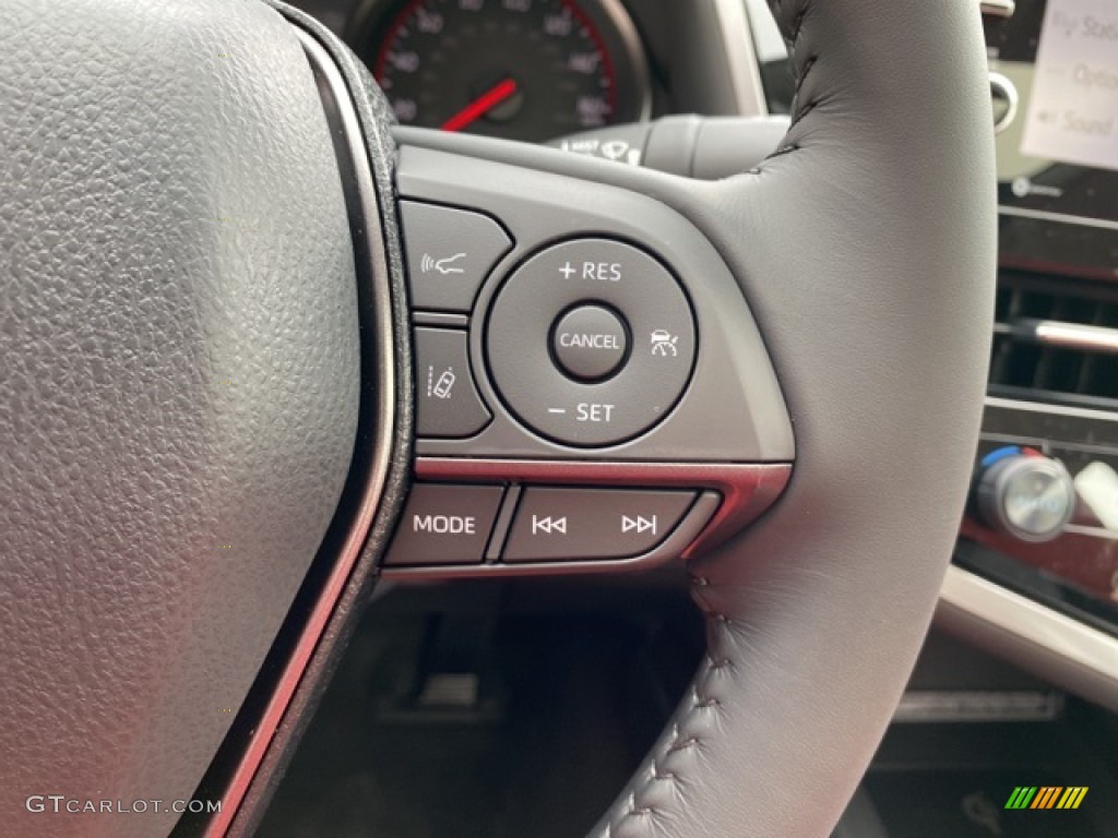 2021 Toyota Camry XSE Cockpit Red Steering Wheel Photo #141487097