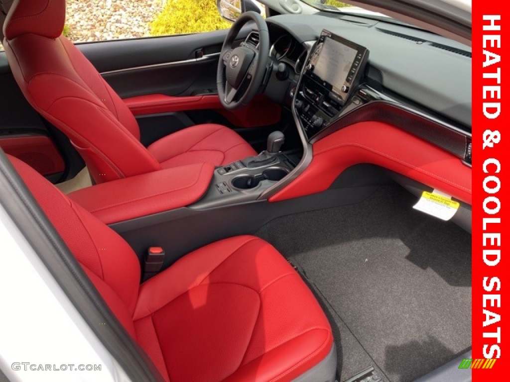 2021 Camry XSE - Wind Chill Pearl / Cockpit Red photo #11