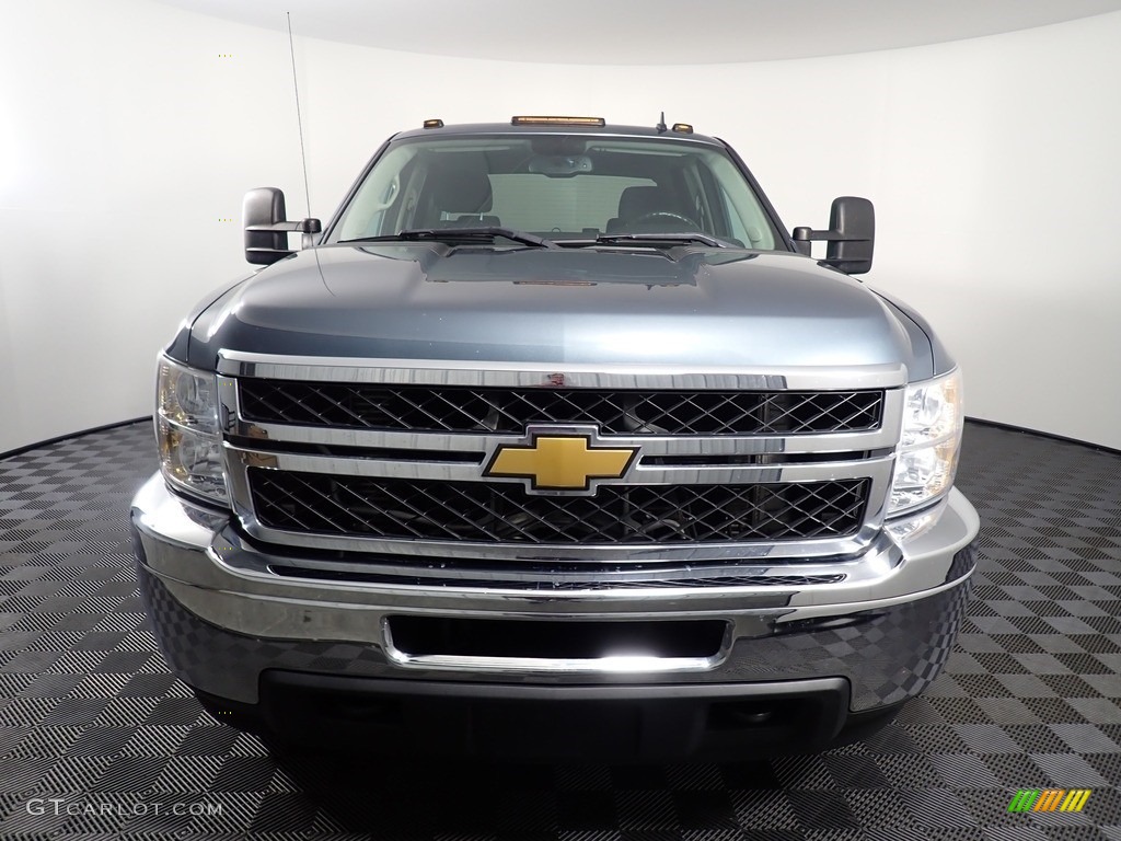 2014 Silverado 2500HD LT Crew Cab 4x4 - Graystone Metallic / Ebony photo #4