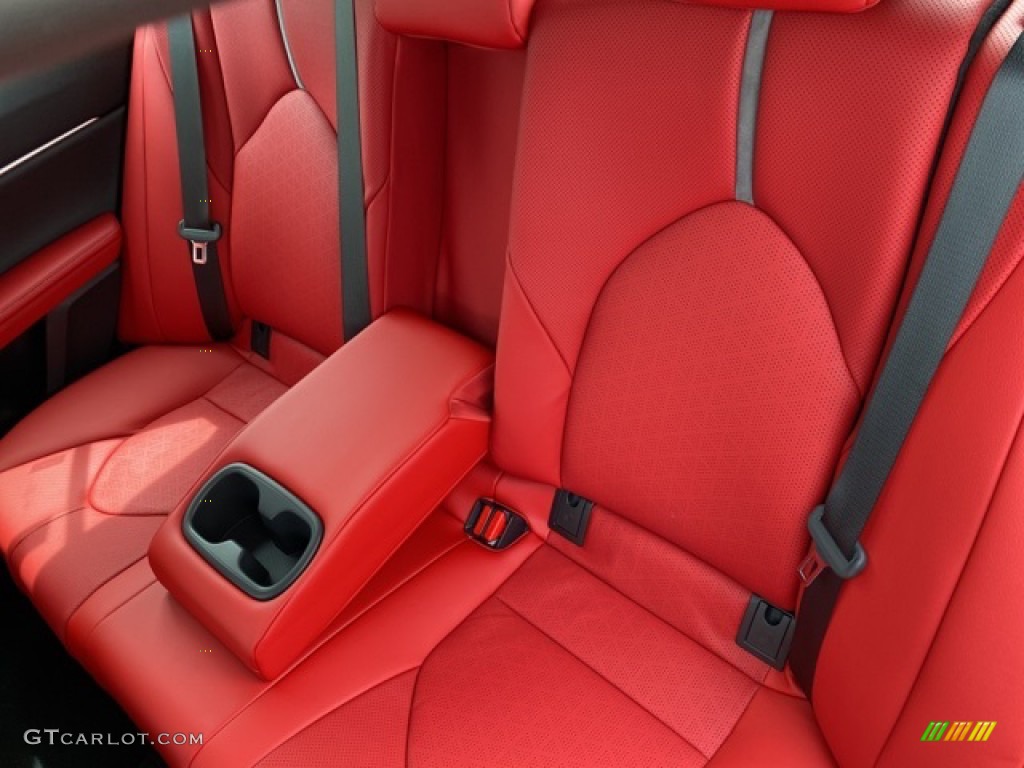 Cockpit Red Interior 2021 Toyota Camry XSE Photo #141487604