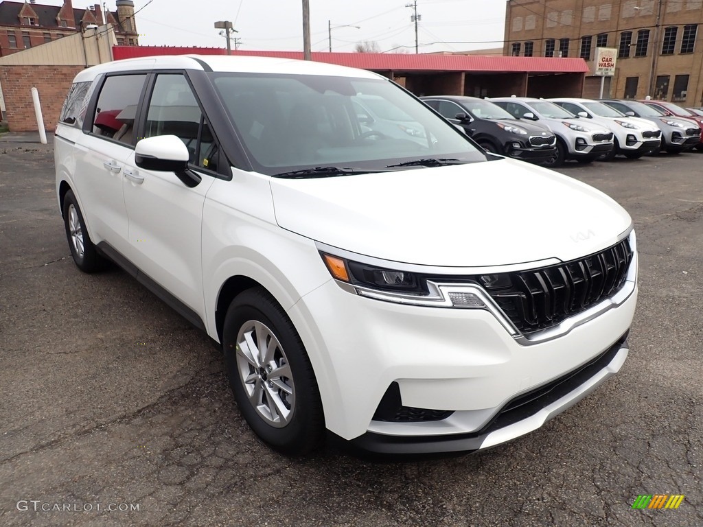 Snow White Pearl 2022 Kia Carnival LX Exterior Photo #141487826