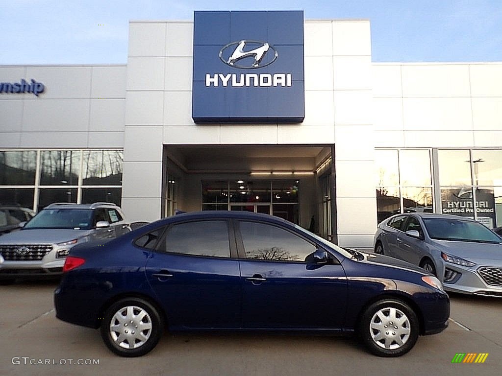 2010 Elantra GLS - Regatta Blue / Beige photo #1