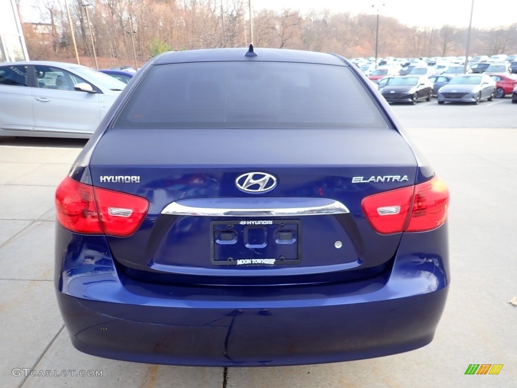 2010 Elantra GLS - Regatta Blue / Beige photo #3
