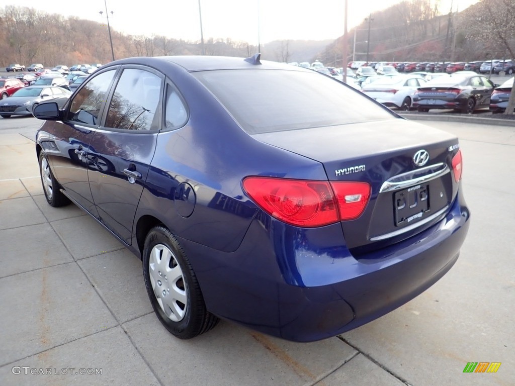 2010 Elantra GLS - Regatta Blue / Beige photo #4