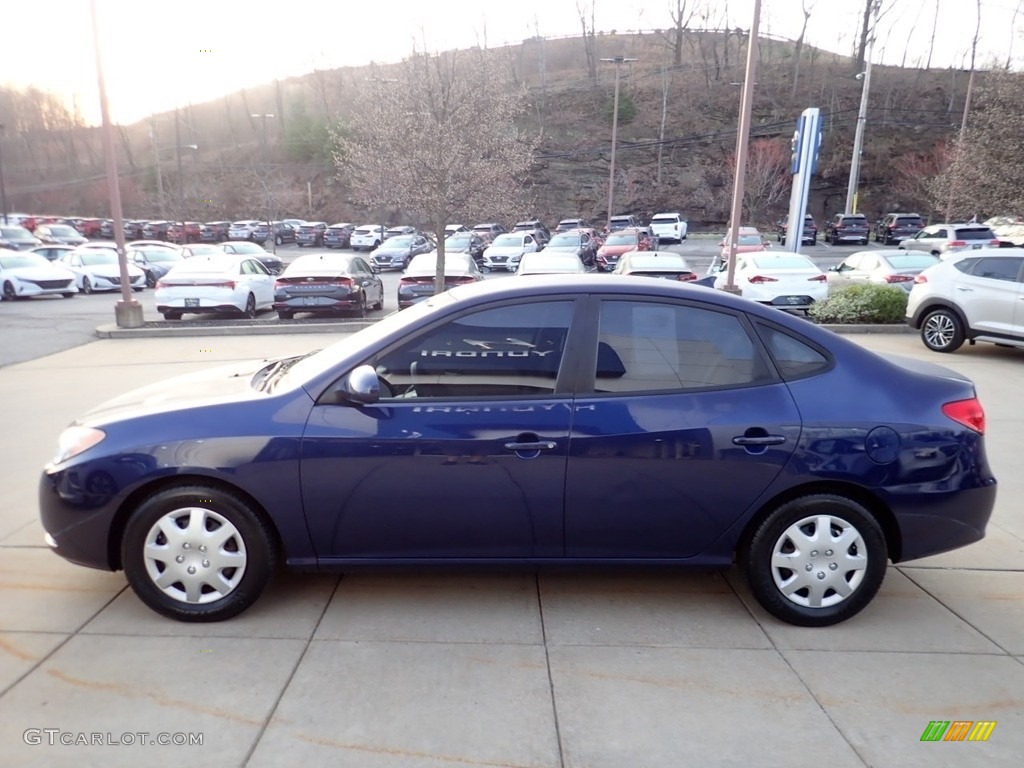 2010 Elantra GLS - Regatta Blue / Beige photo #5