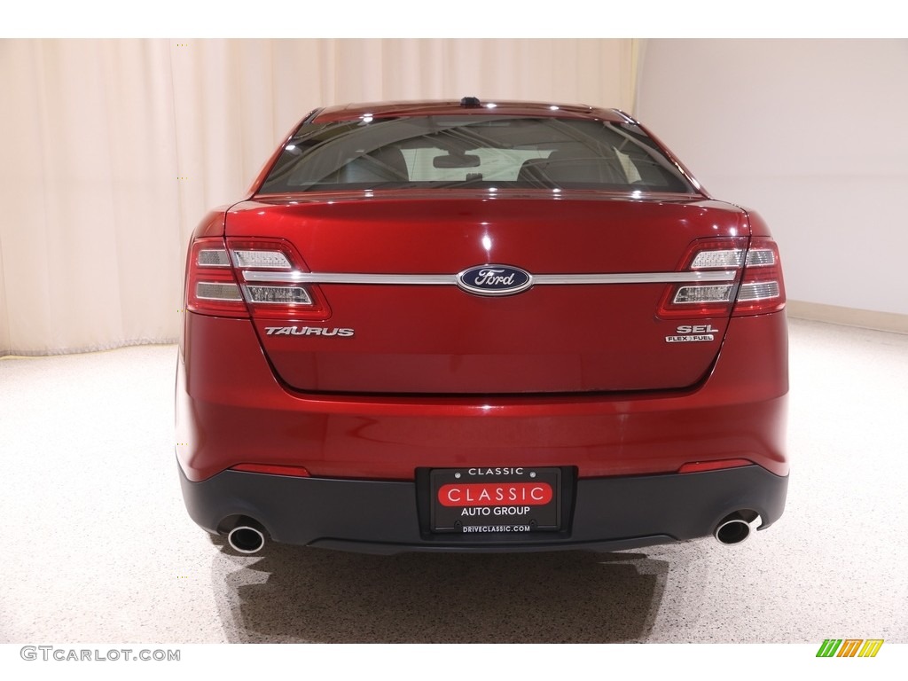 2013 Taurus SEL - Ruby Red Metallic / Charcoal Black photo #18