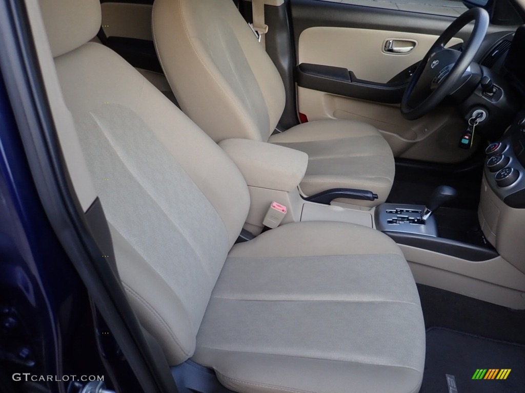 2010 Elantra GLS - Regatta Blue / Beige photo #10