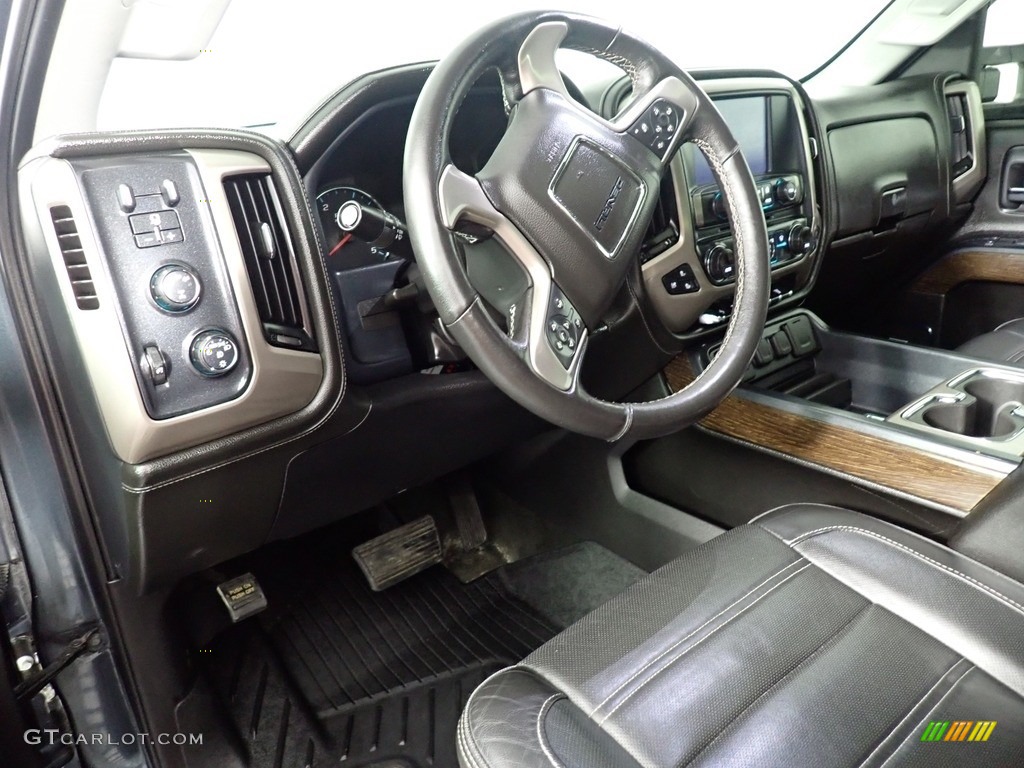 Jet Black Interior 2018 GMC Sierra 3500HD Denali Crew Cab 4x4 Photo #141491120