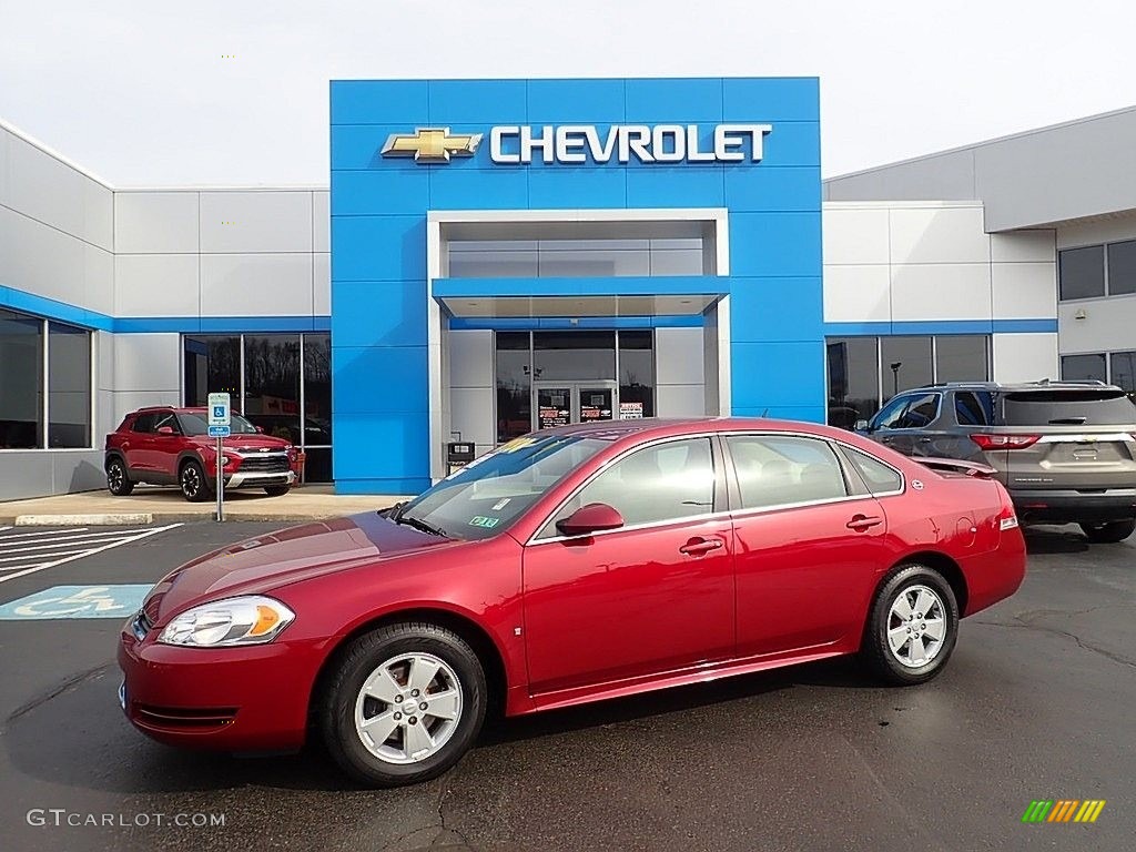 2009 Impala LT - Red Jewel Tintcoat / Neutral photo #1