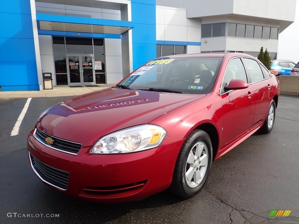 2009 Impala LT - Red Jewel Tintcoat / Neutral photo #2