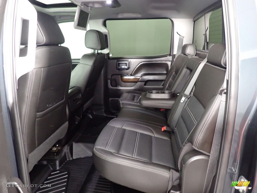 Jet Black Interior 2018 GMC Sierra 3500HD Denali Crew Cab 4x4 Photo #141491186