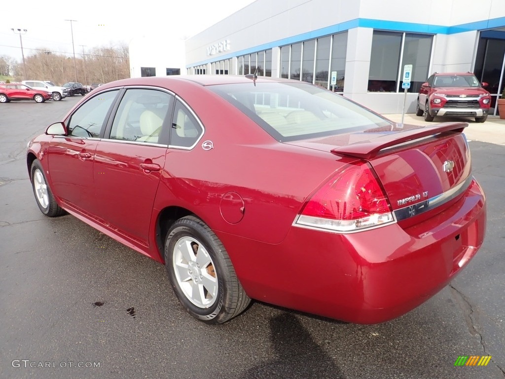 2009 Impala LT - Red Jewel Tintcoat / Neutral photo #4