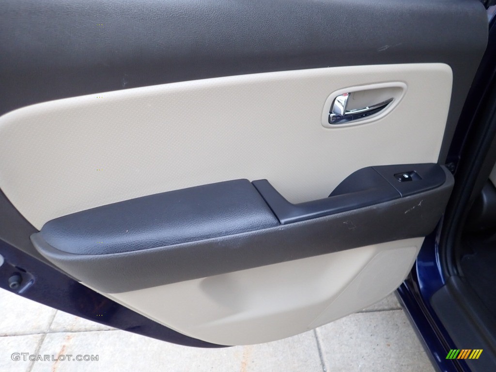 2010 Elantra GLS - Regatta Blue / Beige photo #18