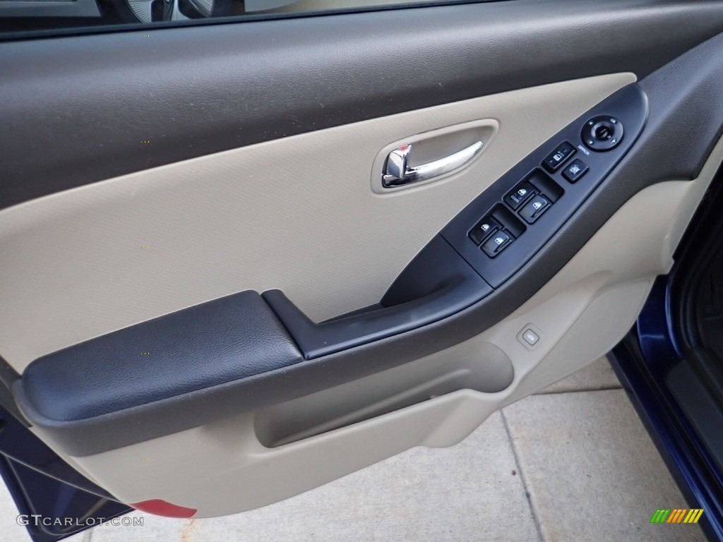 2010 Elantra GLS - Regatta Blue / Beige photo #19