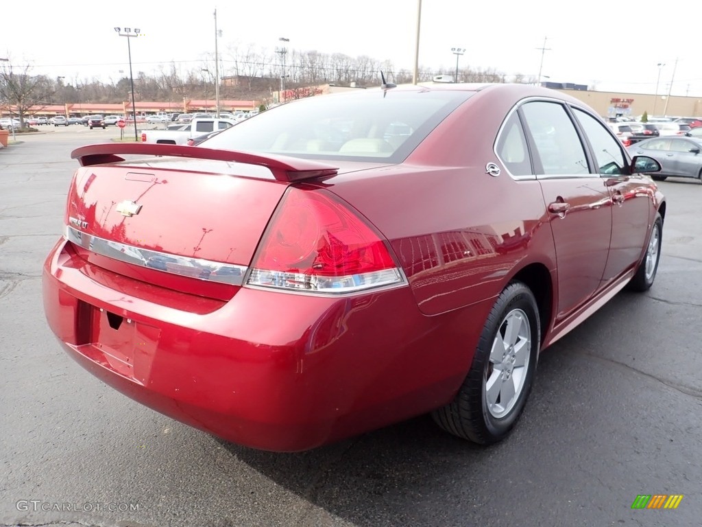 2009 Impala LT - Red Jewel Tintcoat / Neutral photo #7