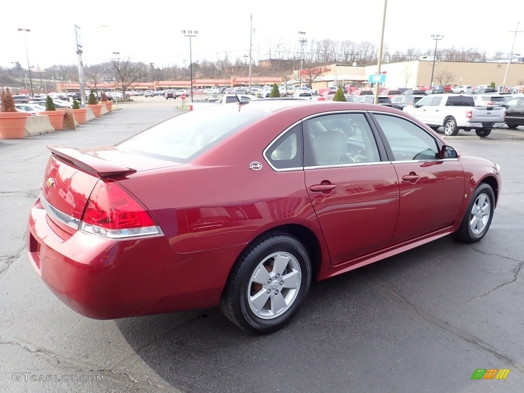 2009 Impala LT - Red Jewel Tintcoat / Neutral photo #8