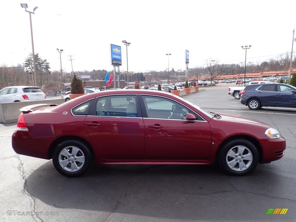 2009 Impala LT - Red Jewel Tintcoat / Neutral photo #9