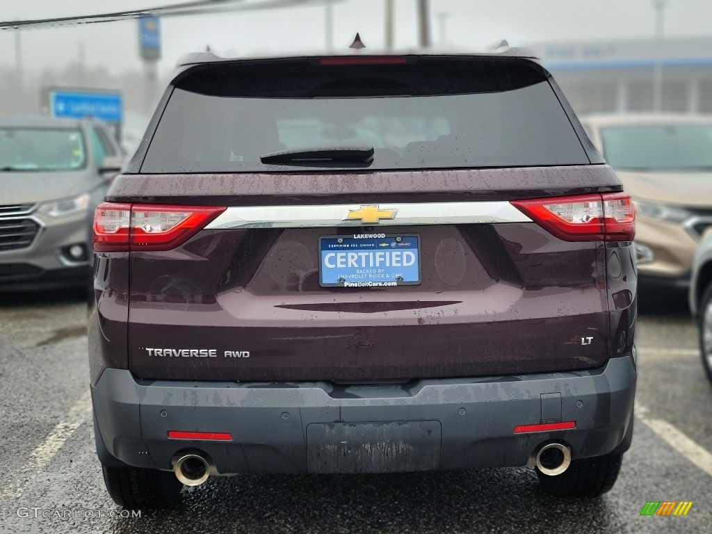 2018 Traverse LT AWD - Black Currant Metallic / Jet Black photo #3