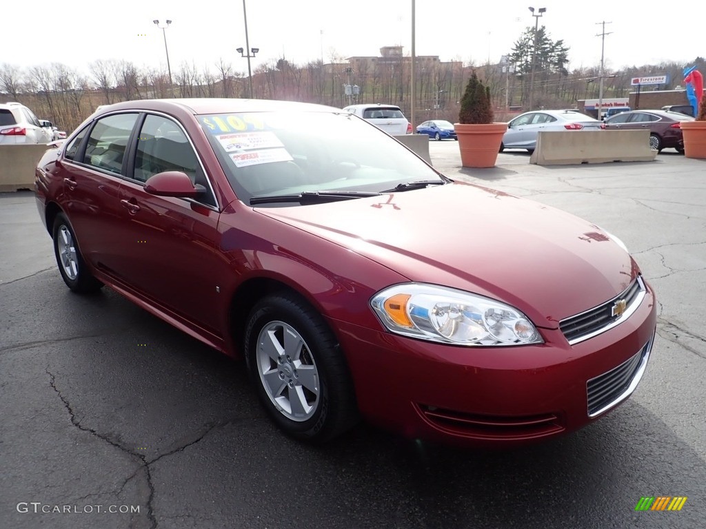 2009 Impala LT - Red Jewel Tintcoat / Neutral photo #10