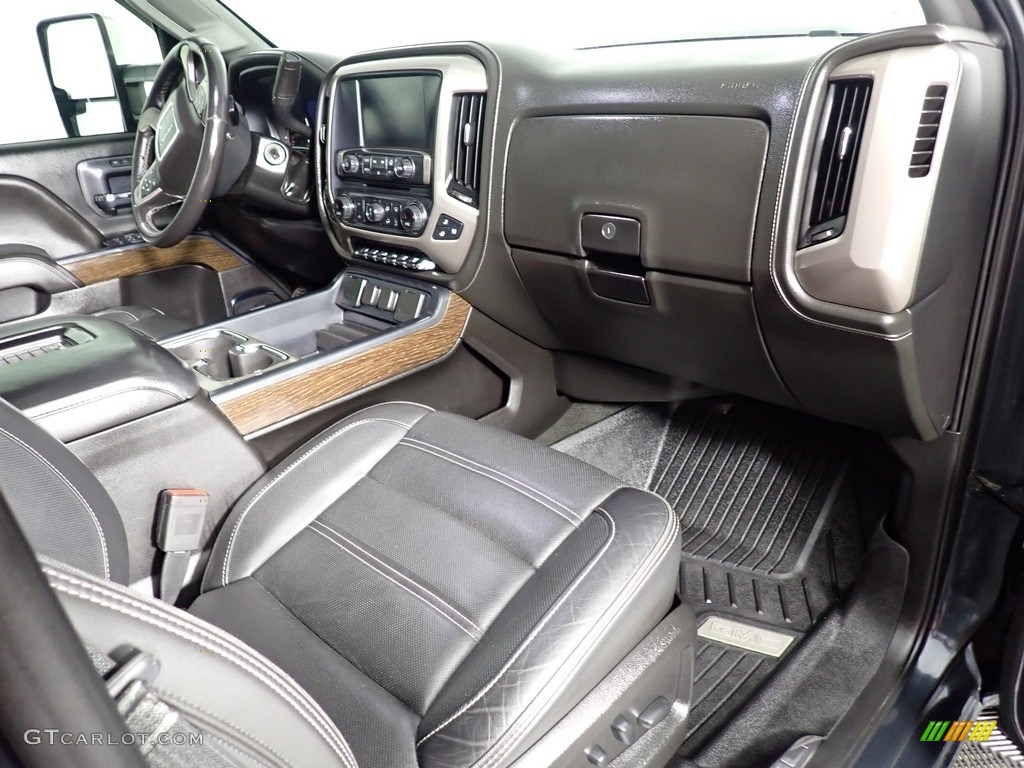 2018 GMC Sierra 3500HD Denali Crew Cab 4x4 Jet Black Dashboard Photo #141491356
