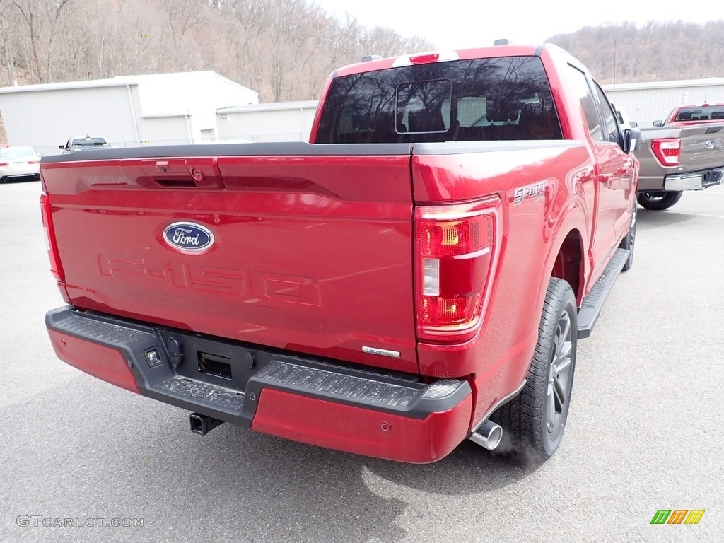 2021 F150 XLT SuperCrew 4x4 - Rapid Red / Black photo #2