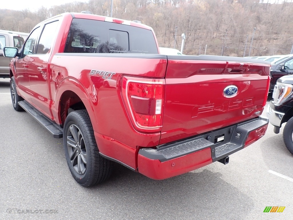 2021 F150 XLT SuperCrew 4x4 - Rapid Red / Black photo #6